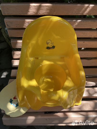 Детская ванночка и горшок на ножках