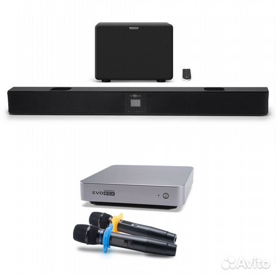 Караоке комплект Evobox + SE200D + Soundbar