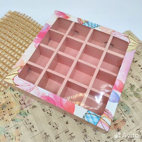 Коробки самосборные для конфет, мармелада и орехов