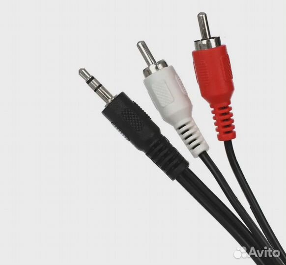 Кабель аудио 3.5 джек тюльпаны 1,5 метра новый