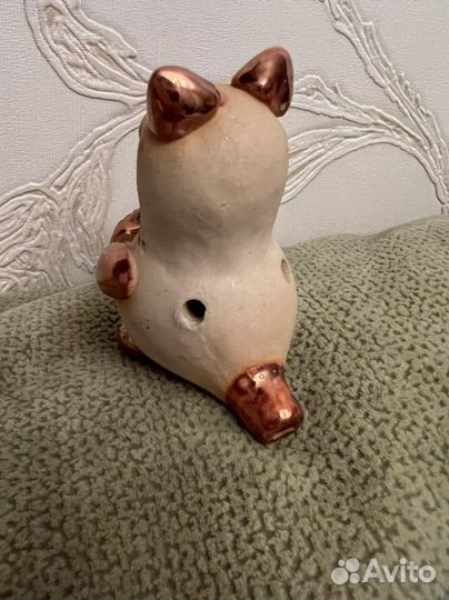 Фигурка свистулька кот Суздаль авторский