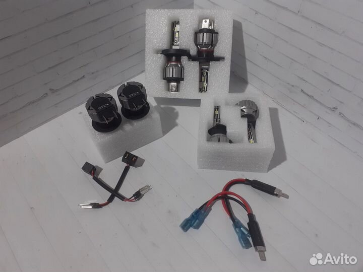 Светодиодные лампы Е2, h1, h7, h4