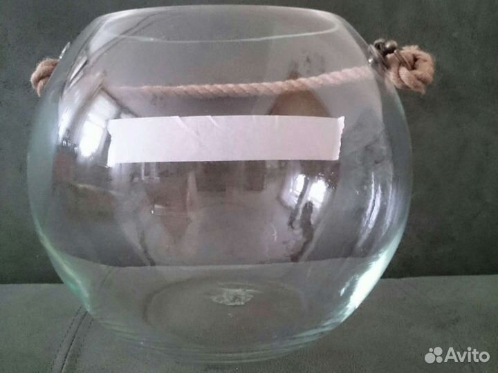 Стеклянный шар ёмкость минисад аквариум