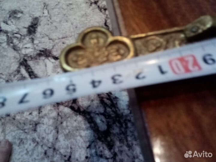 Крест наперсный латунь