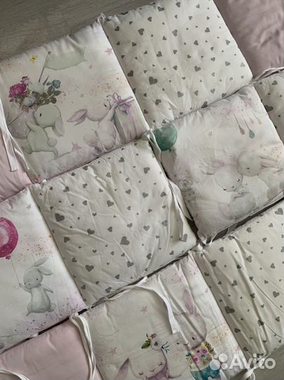 Бортики на детскую кроватку