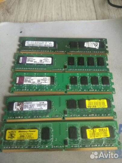 Озу ддр 2, ддр 1 для компа и ноутбука