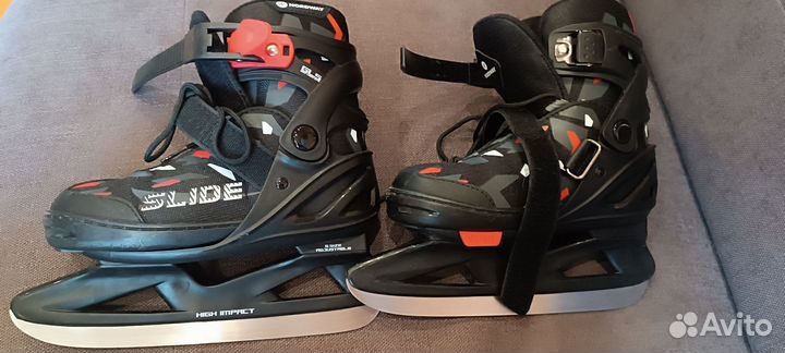 Коньки раздвижные 31-36