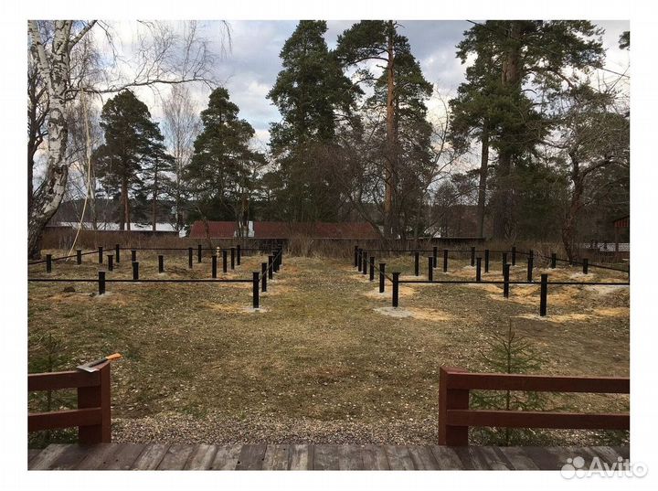 Установка винтовых свай