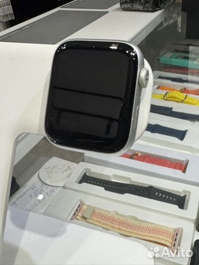 Часы apple watch 5 44 mm silver