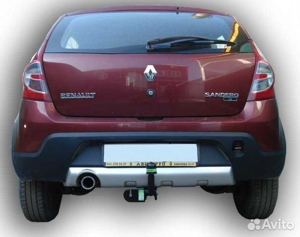 Фаркоп (тсу) для Renault Sandero Stepway 2008-2014