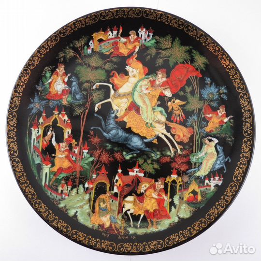 Тарелки Русские Сказки Жар-Птица Палех