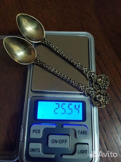 Серебряные кофейные ложки