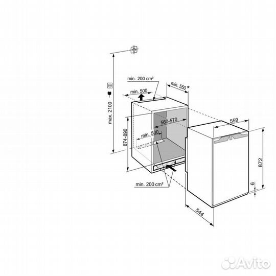 Встраиваемый морозильник Liebherr IG 1624
