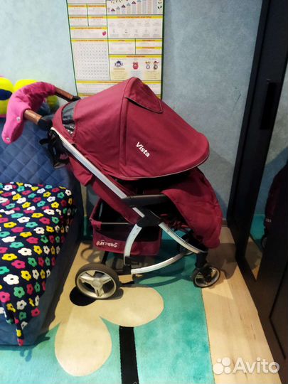 Прогулочная коляска carrello vista всесезонная +
