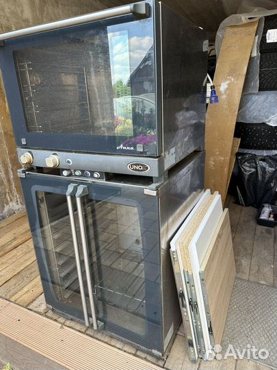 Конвекционная печь и Шкаф расстоечный Unox