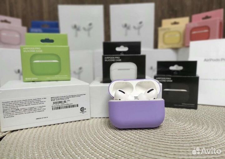 Airpods Pro (Шум+Прозрачность, 160+ отзывов)