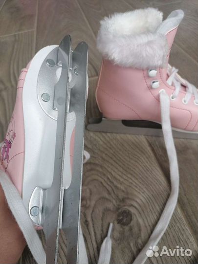 Коньки с двойным лезвием