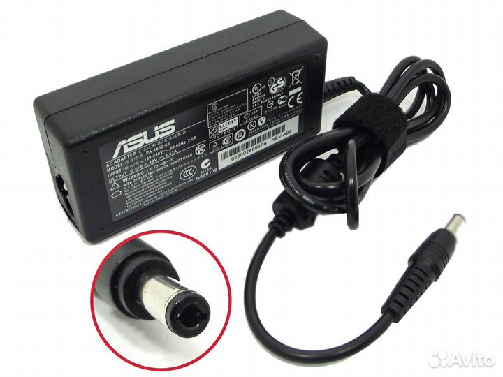 Блок питания, зарядка для ноутбука Asus 19V 3.42A