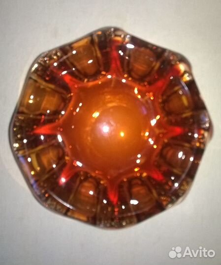 Ваза цветное стекло лзхс