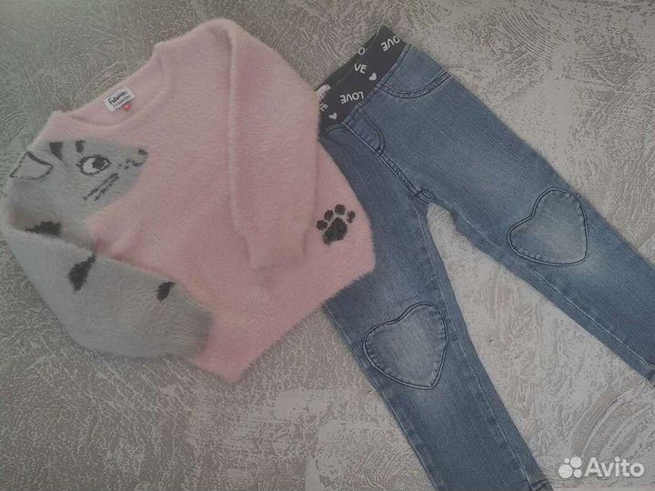 Детские вещи пакетом на девочку 92 98