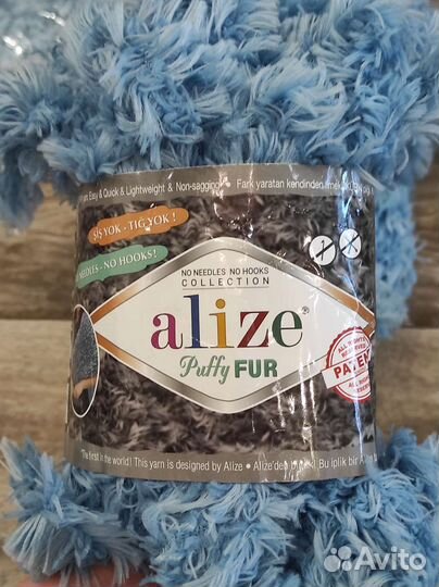 Пряжа alize puffy fur