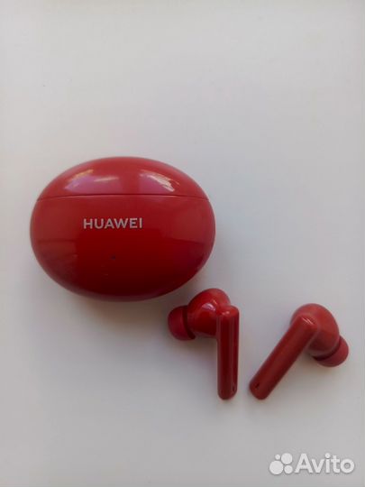 Наушники TWS huawei FreeBuds 4i красные