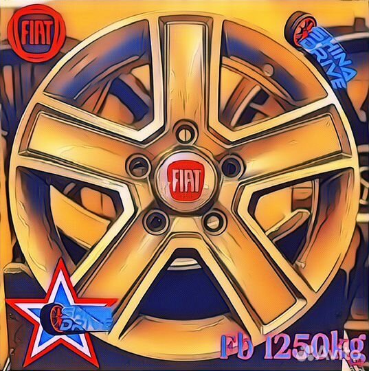 Диски Fiat Ducato R15 5x118 Gray Groove