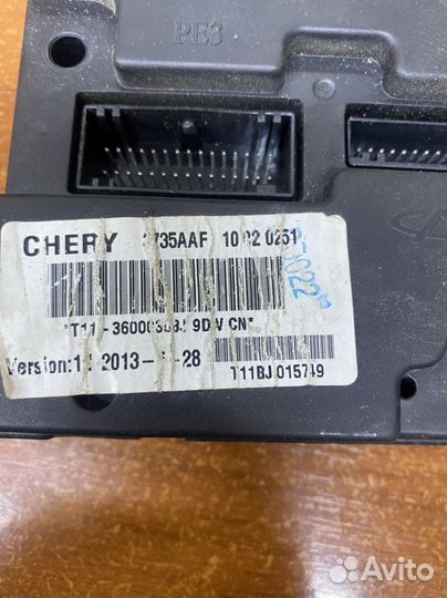 Блок комфотра Chery Tiggo T11 2015