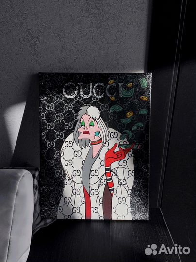 Картина gucci & Круэлла