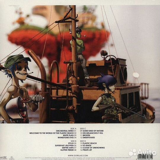 Gorillaz Plastic Beach/Vinyl(2LP/180G/Gatefold)
