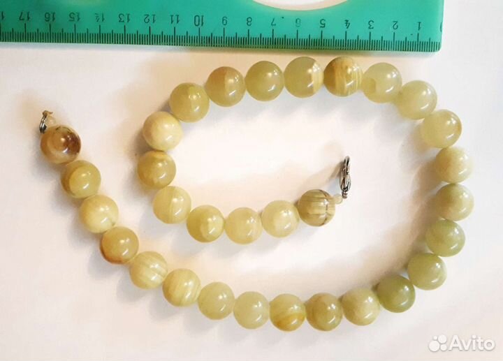 Бусы натуральный камень