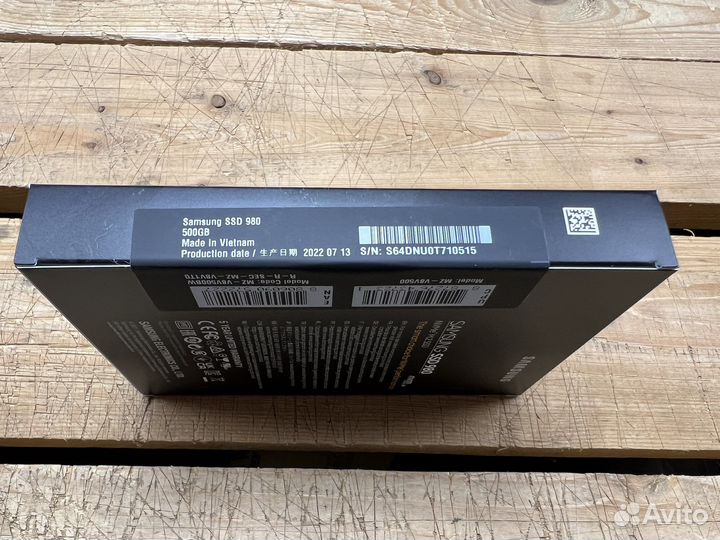 Новые SSD Samsung 500Gb 980 M.2
