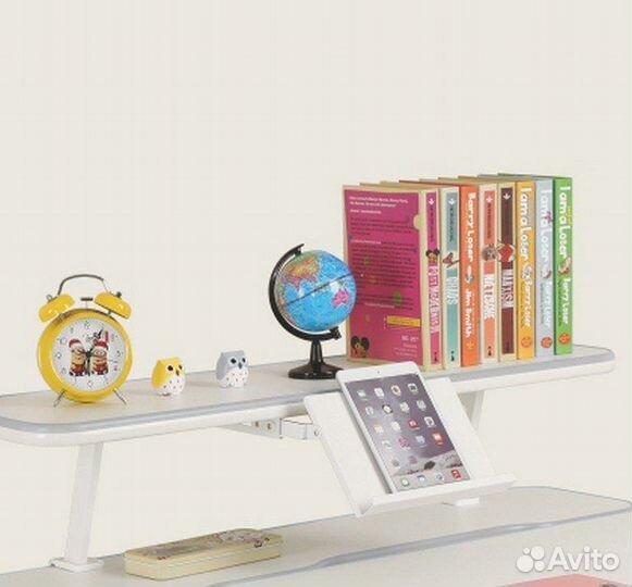 Полка и подставка для книг на кронштейне школьная