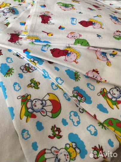 Пеленки детские новые фланель