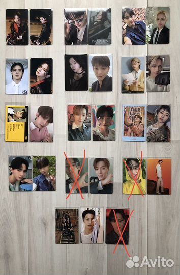 Карты Stray kids, Ateez, Seventeen, oneus