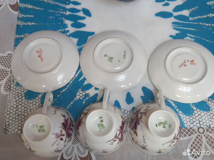 Чайный/ кофейный сервиз кфз СССР остатки