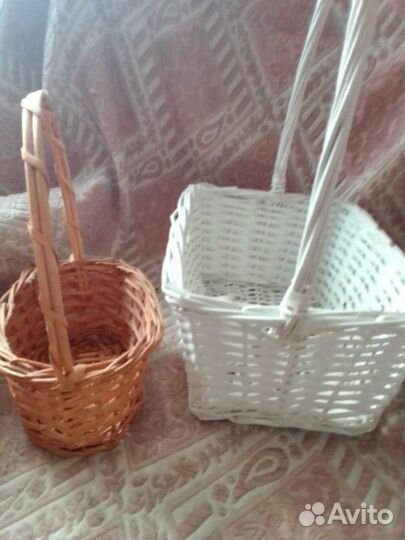 Корзины для рукоделия и декора