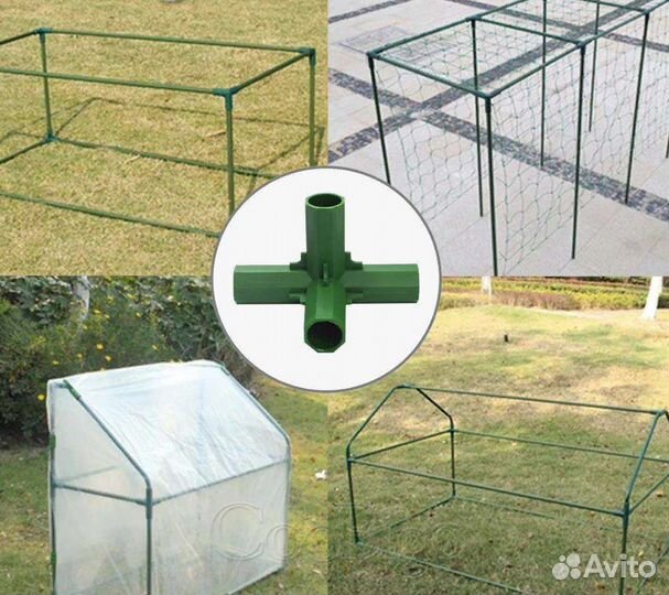 Крепления для садовых конструкций, шпалер и пр