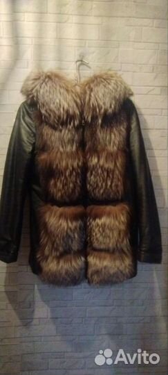 Куртка кожаная женская 48 размер