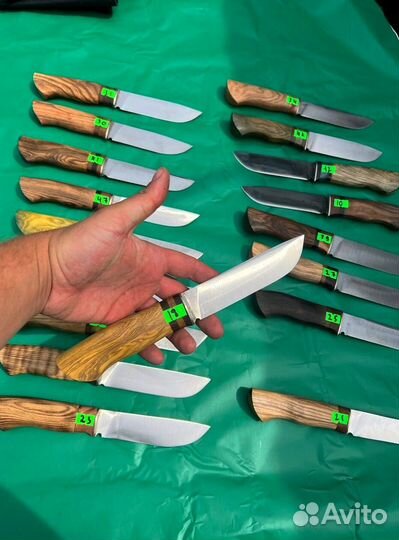 Нож кованный 110х18ш охотничий