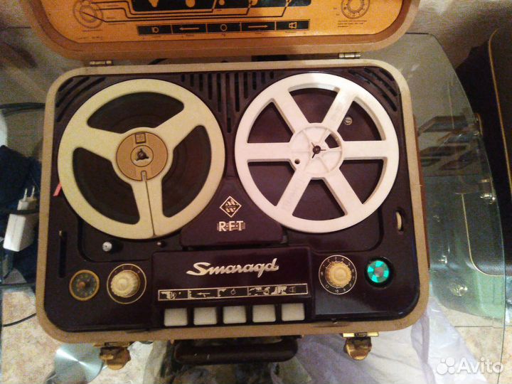 Ламповый катушечный RFT smaragd магнитофон