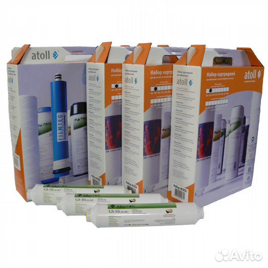 Установка систем atoll, замена фильтров atoll