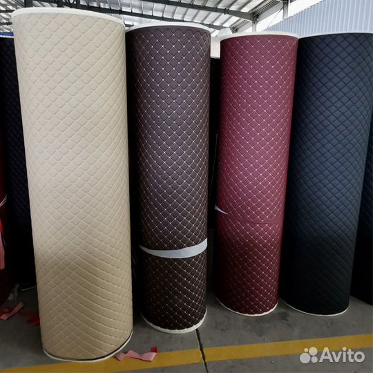 Эко-кожа стеганая