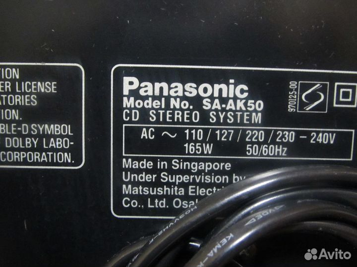 Музыкальный центр Panasonic SA-AK50