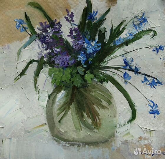 Живопись картины маслом цветы