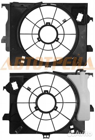 Дифузор радиатора хундай соларис киа рио