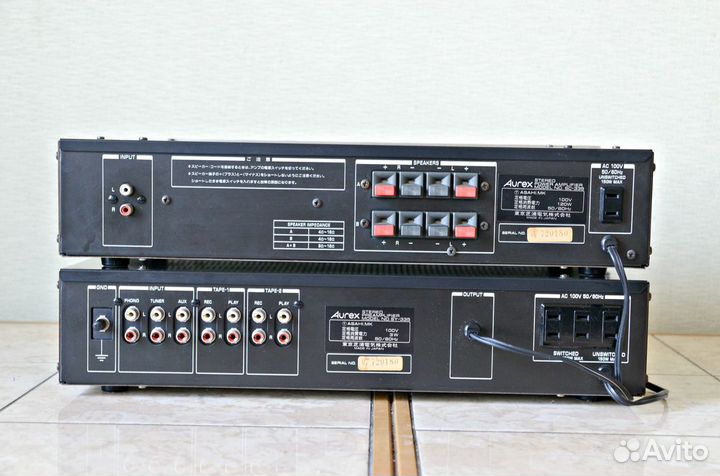 Toshiba aurex SC-335 SY-335 усилитель 2 блока