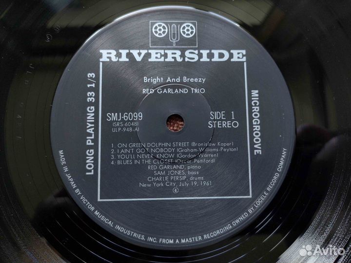 Red Garland Trio – Bright And Breezy – Japan 1975