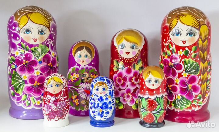 Матрёшка, разные модели. Ручная работа. Новые