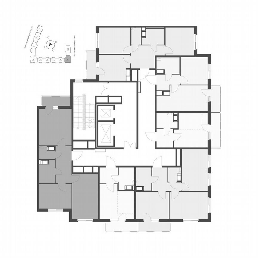 2-к. квартира, 58,1 м², 11/12 эт.